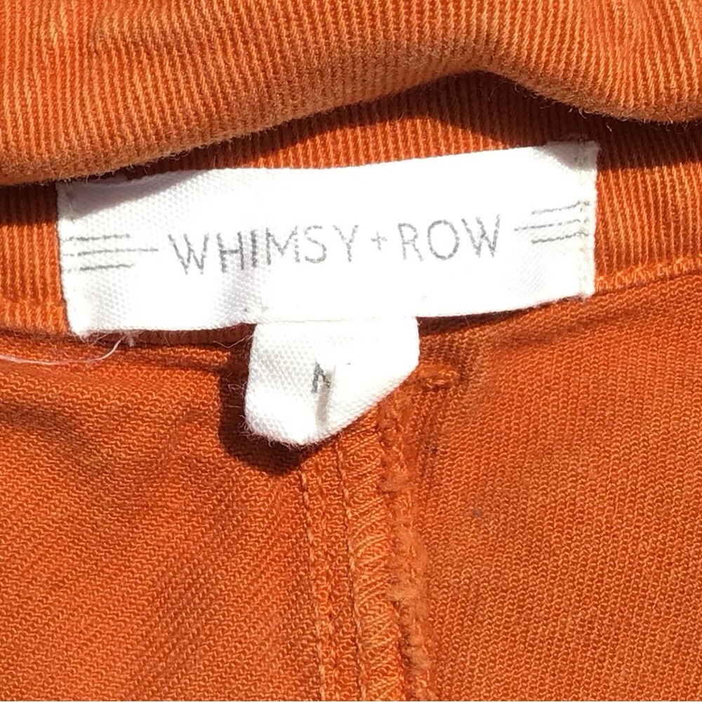 Whimsy + Row Flora Pant In Rust High Waisted Wide… - image 3